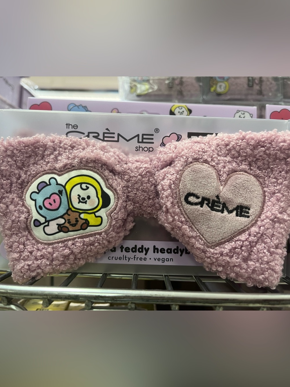 The creme shop BT1 Headband face wash viral mang chimmy shooky nwt - Picture 2 of 2